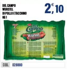 Adhoc Del Campo Würstel di pollo e tacchino offerta