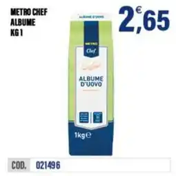 Adhoc Metro Chef albume d'uovo offerta