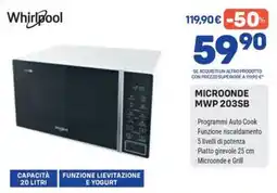 FreeShop Whirlpool Microonde MWP 203SB offerta