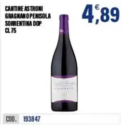 Adhoc Cantine Astroni Gragnano Penisola Sorrentina DOP offerta