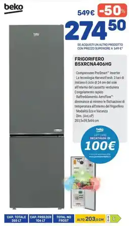 FreeShop Frigerifero Beko offerta