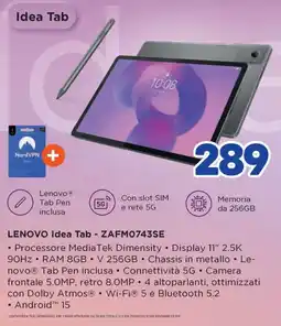 FreeShop Lenovo Idea Tab offerta
