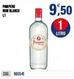 Adhoc Pampero rum bianco offerta