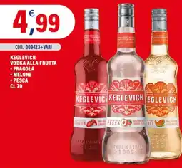 Adhoc Keglevich vodka alla frutta offerta
