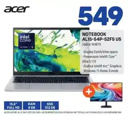 FreeShop Acer Notebook AL15-54P-52F5 U5 offerta