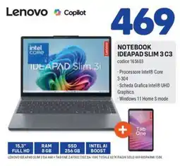FreeShop Lenovo Ideapad Slim 3 C3 offerta