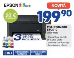 FreeShop Epson Ecotank multifunzione ET-2910 offerta