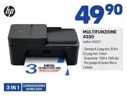 FreeShop Hp multifunzione 4330 offerta