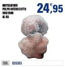 Adhoc Polpo intero cotto offerta