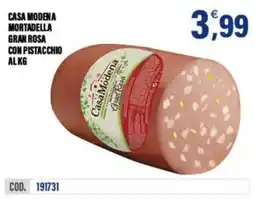 Adhoc Mortadella Gran Rosa con Pistacchio Casa Modena offerta