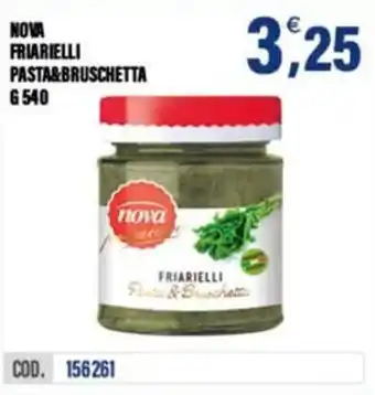 Nova friarielli pasta & bruschetta