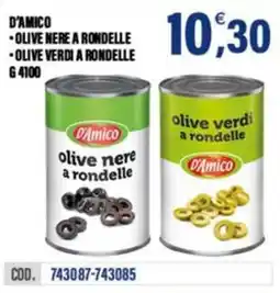 Adhoc D'Amico olive nere a rondelle offerta