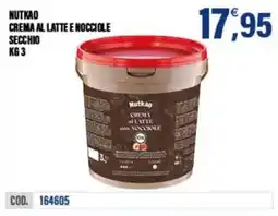 Adhoc Nutkao crema al latte e nocciole offerta