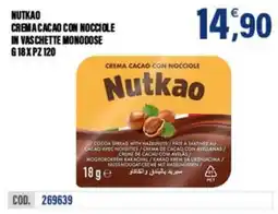 Adhoc Nutkao crema cacao con nocciole offerta