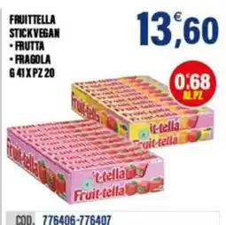 Adhoc Fruit-tella stick vegan offerta
