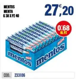 Adhoc Mentos menta offerta
