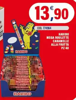 Adhoc Haribo Mega Roulette caramelle alla frutta offerta
