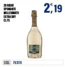 Adhoc Spumante millesimato extra dry offerta