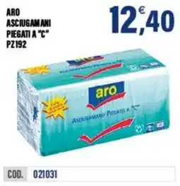 Adhoc Aro asciugamani piegati a "c" offerta