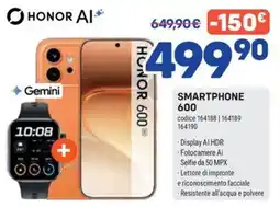 FreeShop Honor AI Smartphone 600 offerta