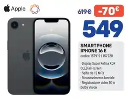 FreeShop Smartphone iPhone 16 E offerta