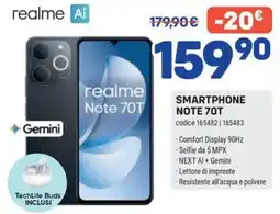 FreeShop realme Note 70T offerta