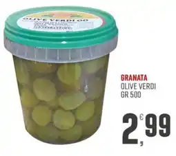 Maxipiù Granata olive verdi offerta
