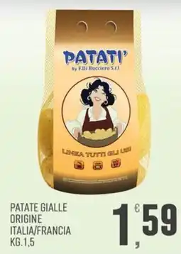 Maxipiù Patati patate gialle offerta