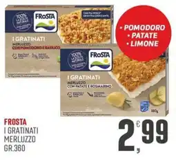 Maxipiù Frosta I gratinati merluzzo offerta