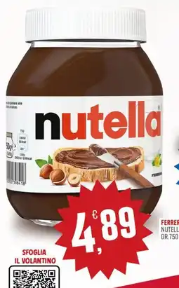 Maxipiù Nutella offerta