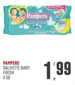 Maxipiù Pampers salviette baby fresh offerta