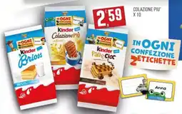 Maxipiù Kinder Colazione Più offerta