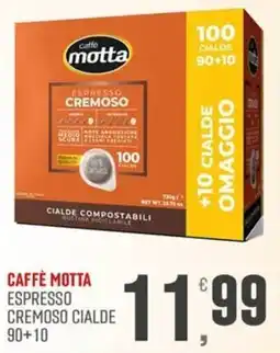 Maxipiù Caffè Motta Espresso Cremoso Cialde offerta