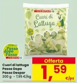 Eurospar Cuori di lattuga Passo Dopo Passo Despar offerta