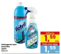 Eurospar Detergente vetri assortito Vetril offerta