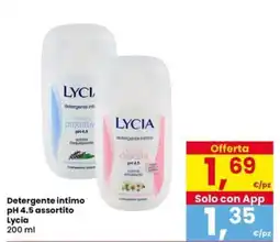 Eurospar Detergente intimo pH 4.5 assortito Lycia offerta