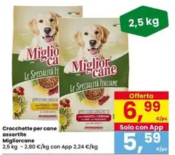 Eurospar Crocchette per cane assortite Migliorcanе offerta