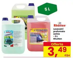 Eurospar Lavavetri profumato estivo Rhütten offerta