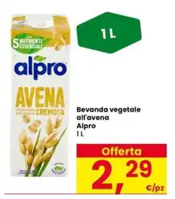 Eurospar Beveranda vegetale all'avena Alpro offerta
