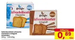 Eurospar Fette biscottate LeFresche GrissinBon offerta