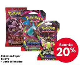 Eurospar Pokemon Paper Sleeve offerta
