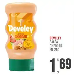 Maxipiù Develey salsa cheddar offerta
