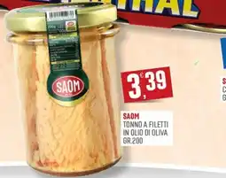 Maxipiù Saom tonno a filetti offerta