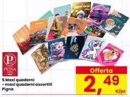 Eurospar 5 Maxi quaderni - maxi quaderni assortiti Pigna offerta