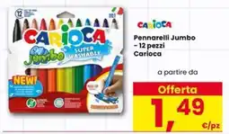 Eurospar Pennarelli Jumbo Carioca offerta