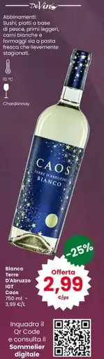 Eurospar Caos Bianco Terre D'Abruzzo IGT offerta