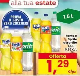 Eurospar Fanta o Sprite assortite offerta