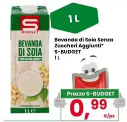Eurospar Bevanda di Soia S-Budget offerta