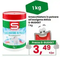 Eurospar Smacchiatore in polvere S-Budget offerta
