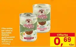 Eurospar Cibo umido per cane Le Specialità Italiane Migliorcane offerta
